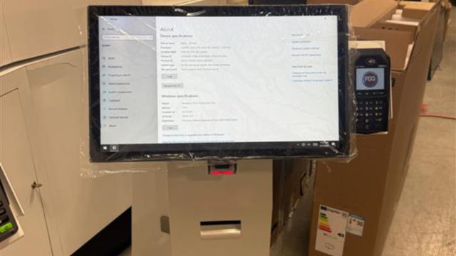 Kiosk Front With Printer