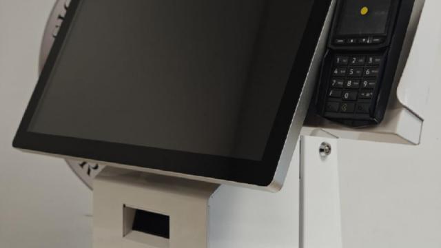 Tabletop Kiosk right side