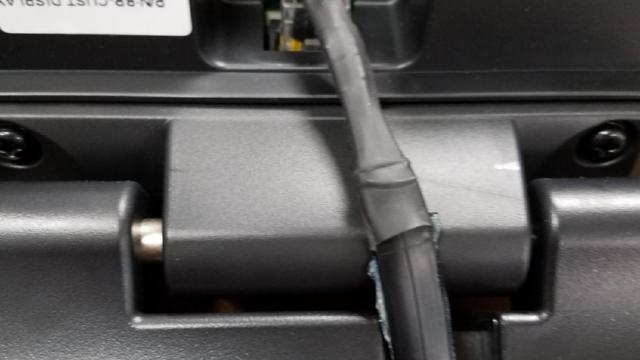 Back view (Cable connection)