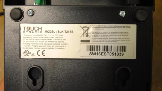 Thermal (bottom view close up SN)